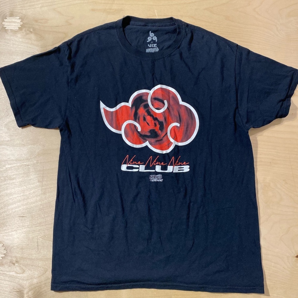 Naruto Shippuden Black Graphic T-Shirt Large (EX) - Picture 3 of 11